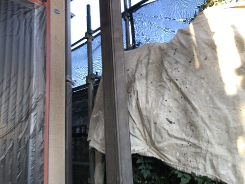 続アク洗い完工　これから塗装工事に入ります　231208