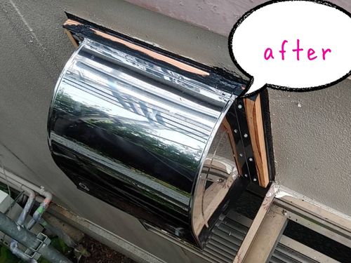 船橋市Y様邸で換気フードまわりが塗装後に整った写真