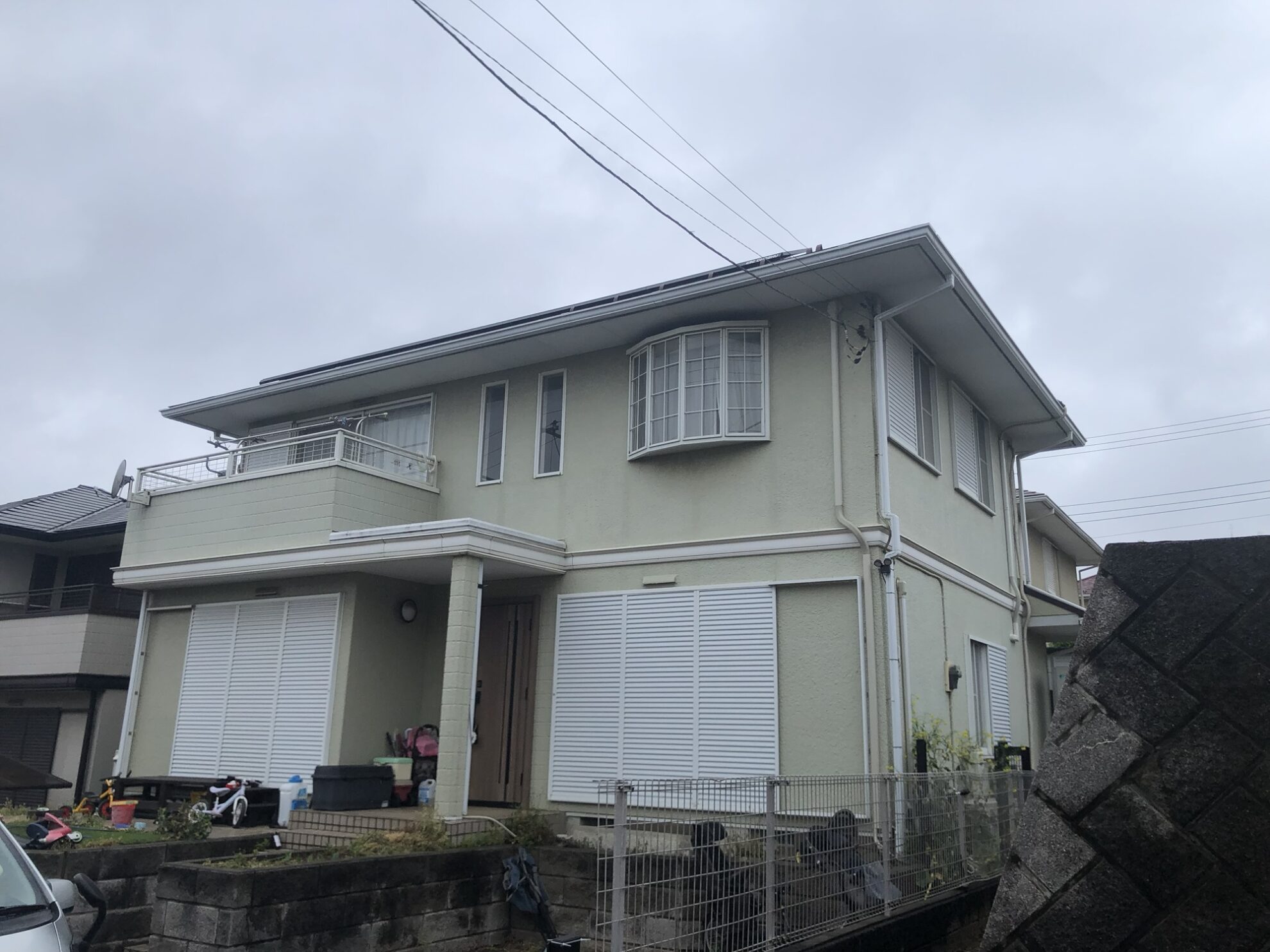 佐倉市B様邸 外壁塗装工事前の全景