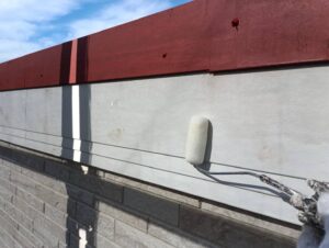 市川市 外壁塗装 付帯部のシーラー下塗り