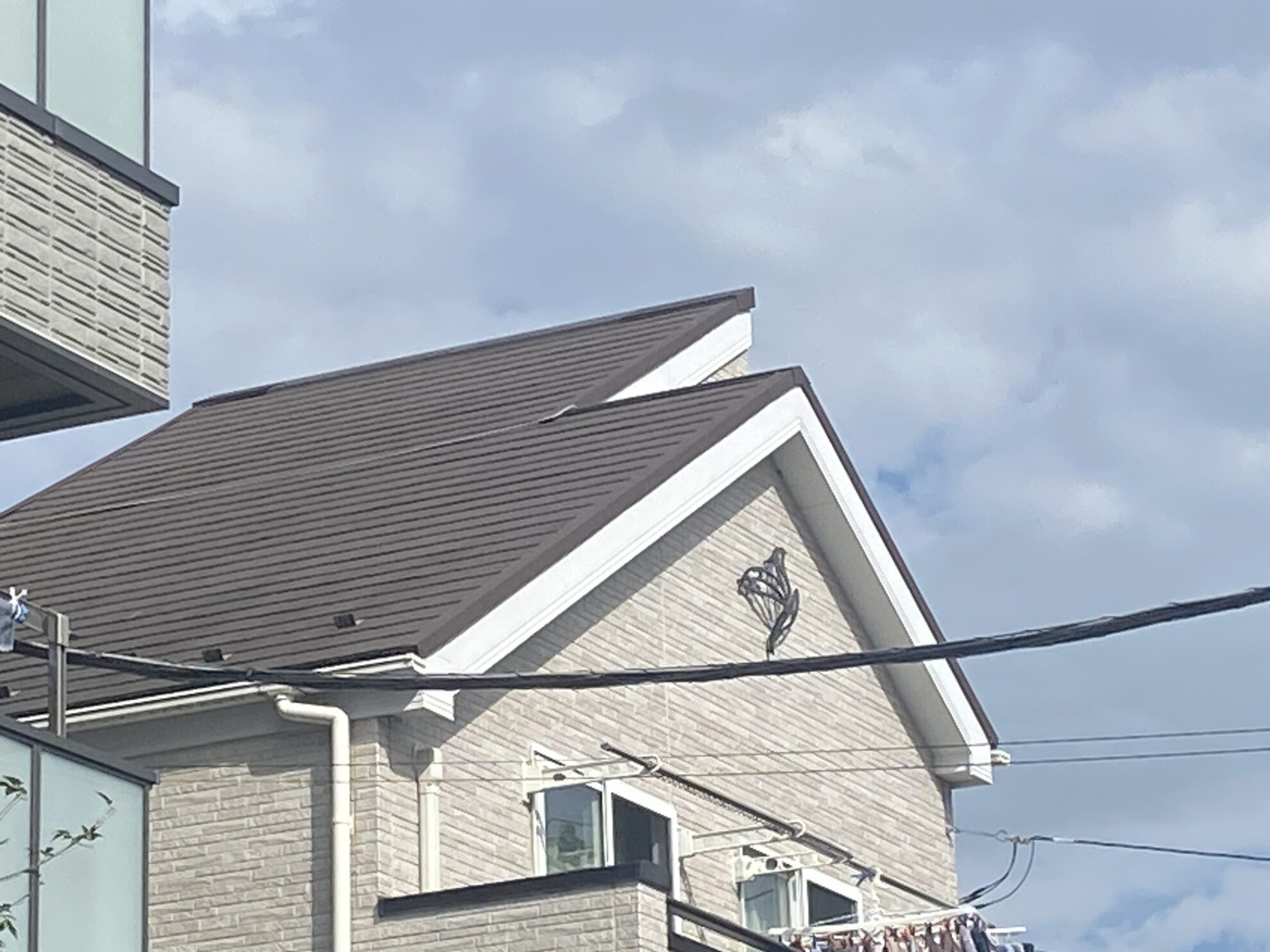 市川市M様邸 屋根塗装前の状態(コーヒーブラウン施工前)